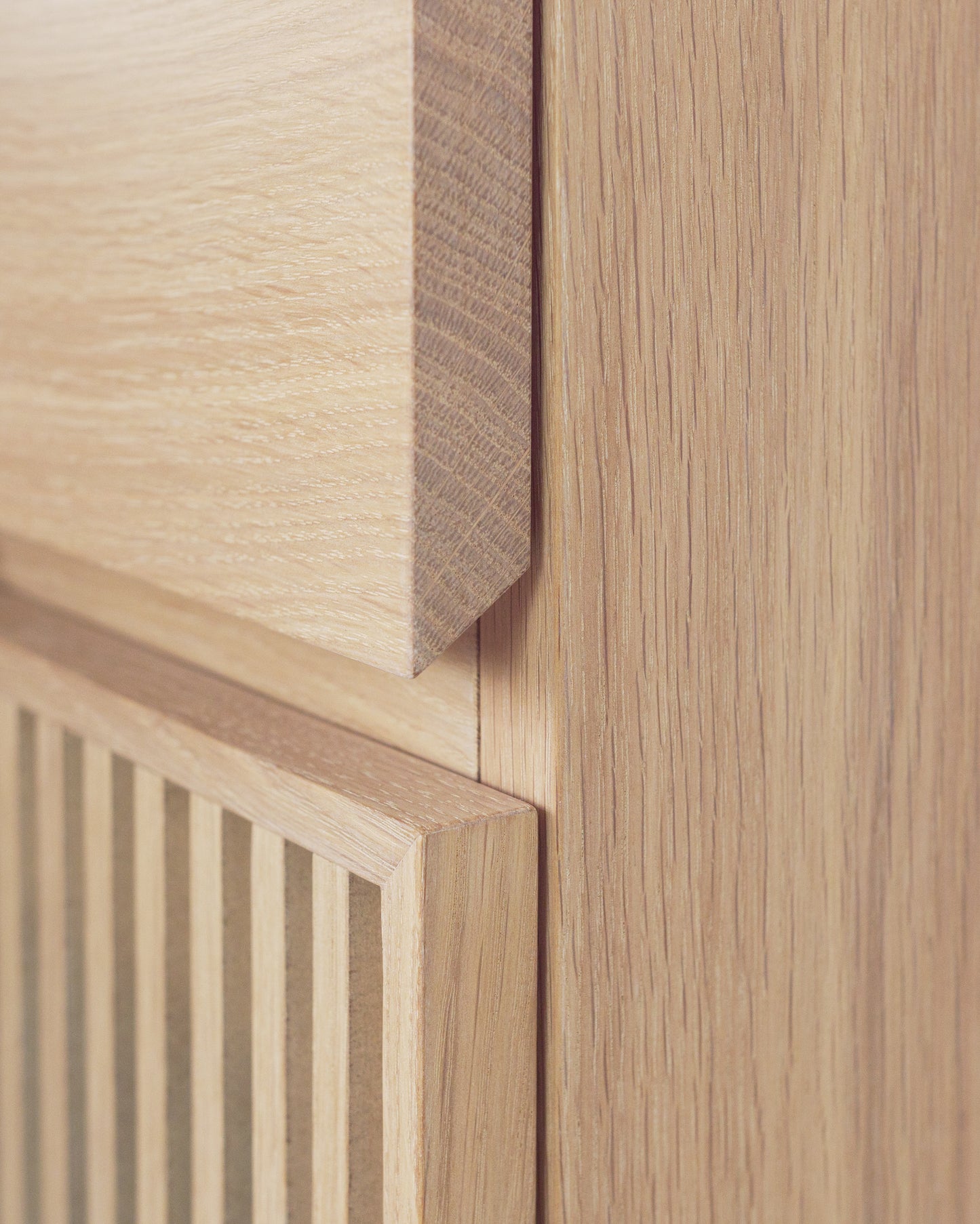 Nachttisch Nachtschrank Holz Eiche Schublade