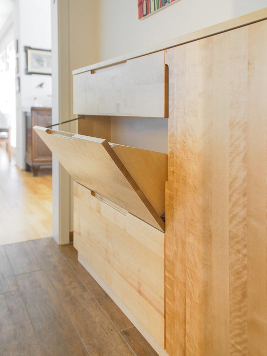 Schuhschrank aus Birke