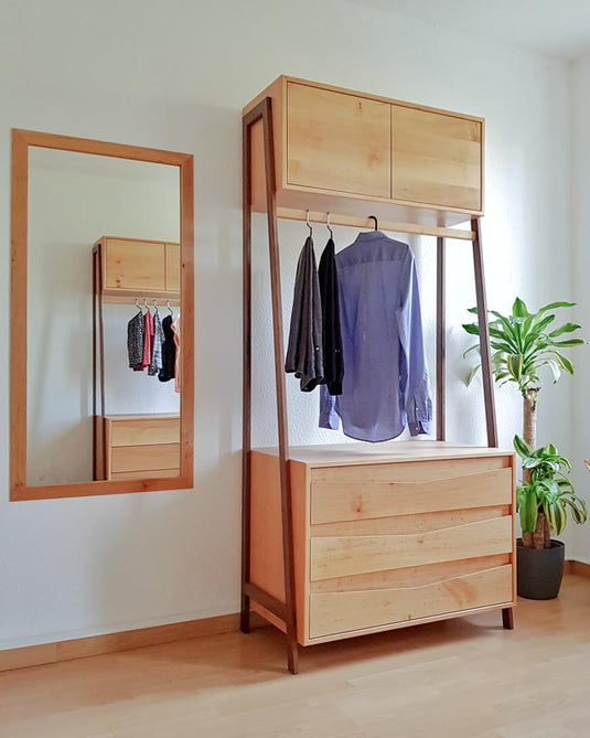 Kleiderständer Garderobe aus Erle