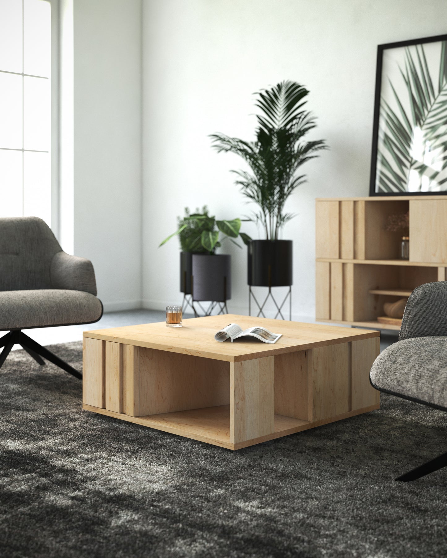 Ahorn Couchtisch – Moderner Luxus