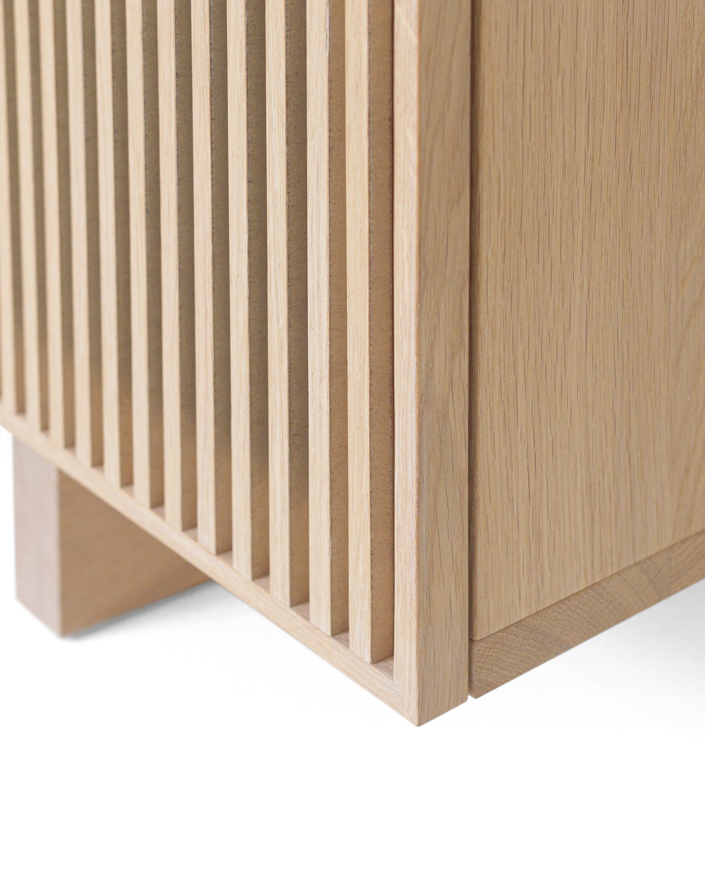 Japandi Sideboard Eiche Gekalkt