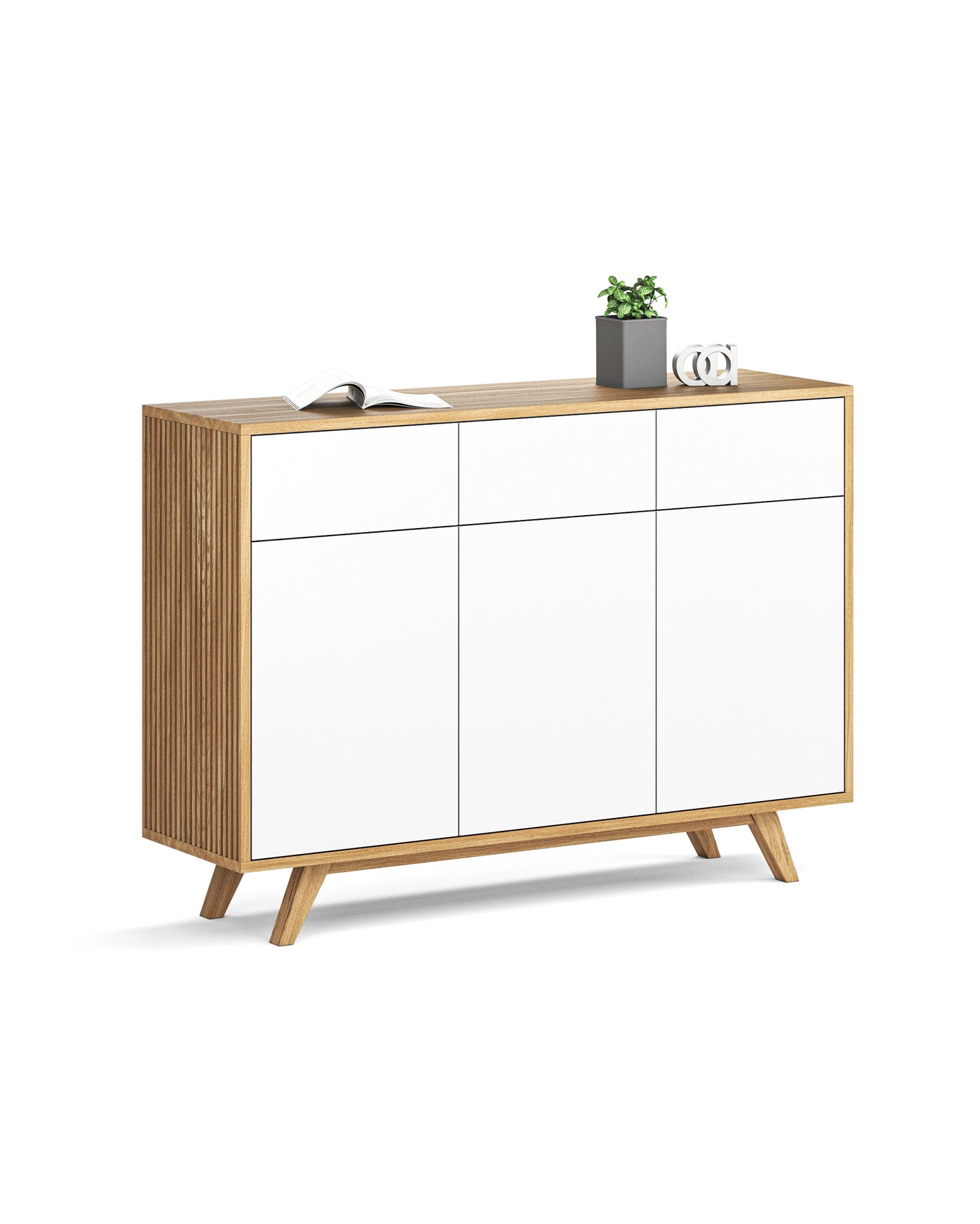 Sideboard in Eiche weiß