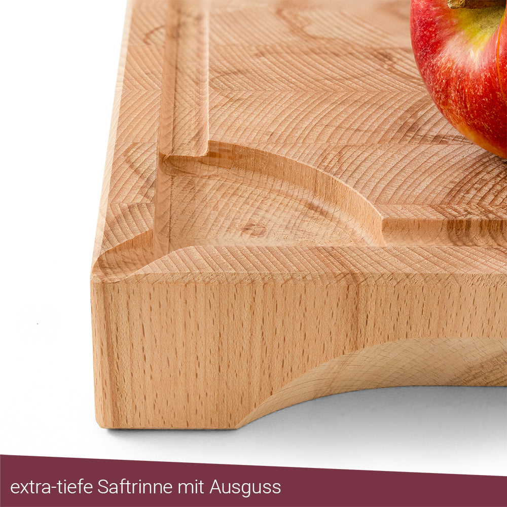 Hirnholz Hackblock aus Kernbuche