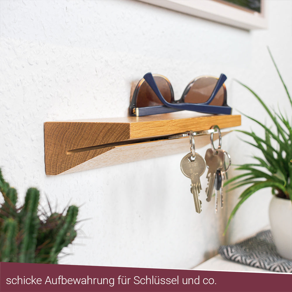 Schlüselbrett Schlüsselboard Holz Eiche