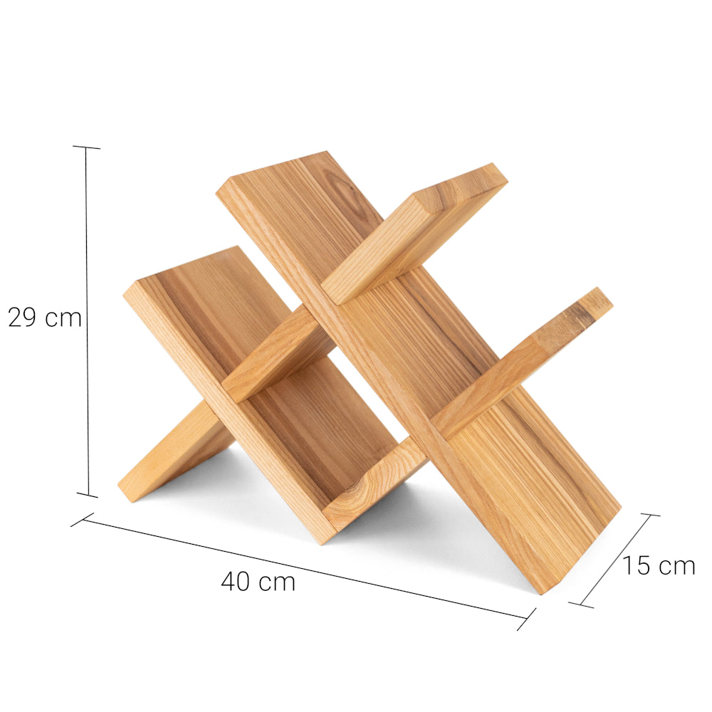Weinregal Weinständer massiv Holz