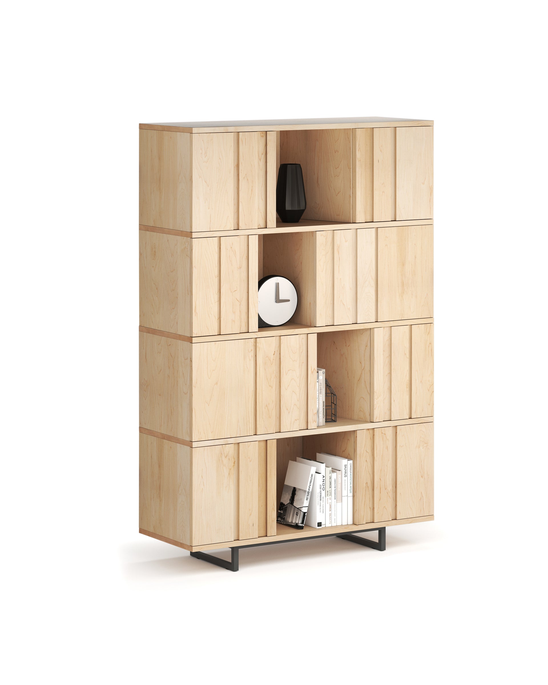 bauhaus leimholz bambus Großes Highboard – Stilvoller Organizer – Redwood Möbelmanufaktur