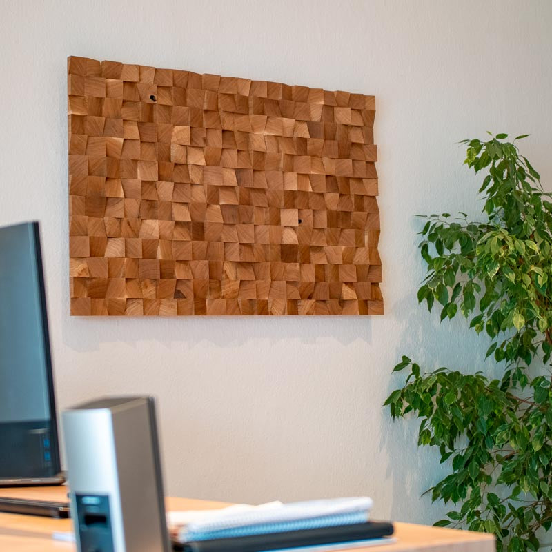 Sound Diffusor aus Eiche Massivholz