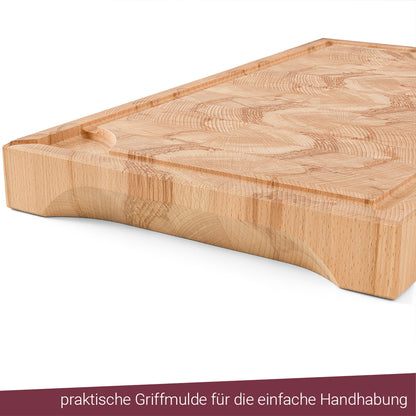 Hirnholz Hackblock aus Kernbuche